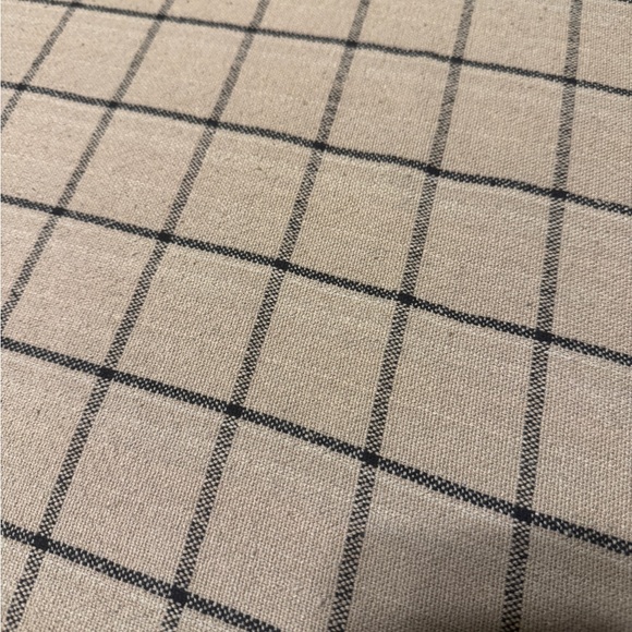 Plaid Tan with Black Stripe Bedding - Picture 3 of 4